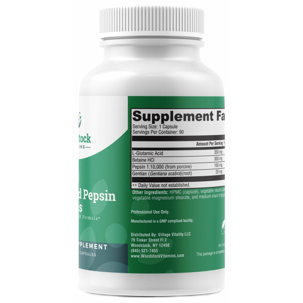 Betaine and Pepsin Plus - 90 Capsules
