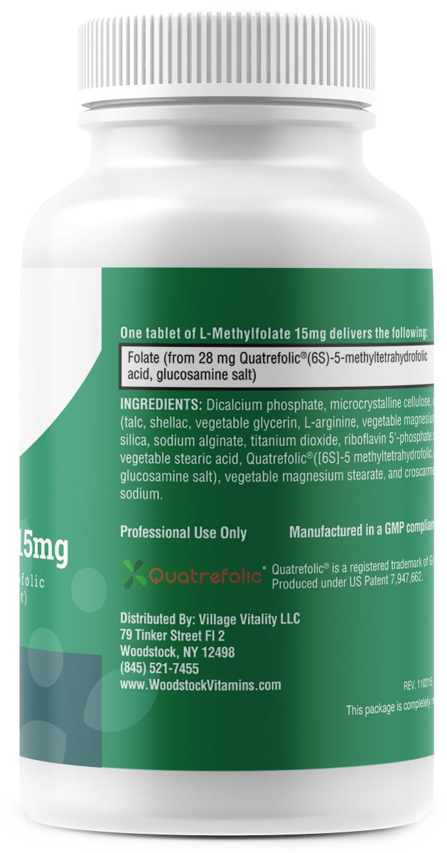 L-Methylfolate 15mg - 30 Tablets