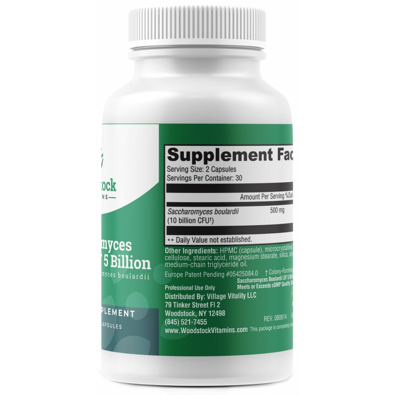 Saccharomyces Boulardii DF 5 Billion - 60 Capsules