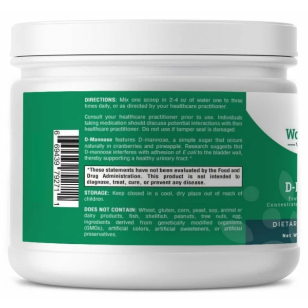 D-Mannose - 1.66 oz Powder