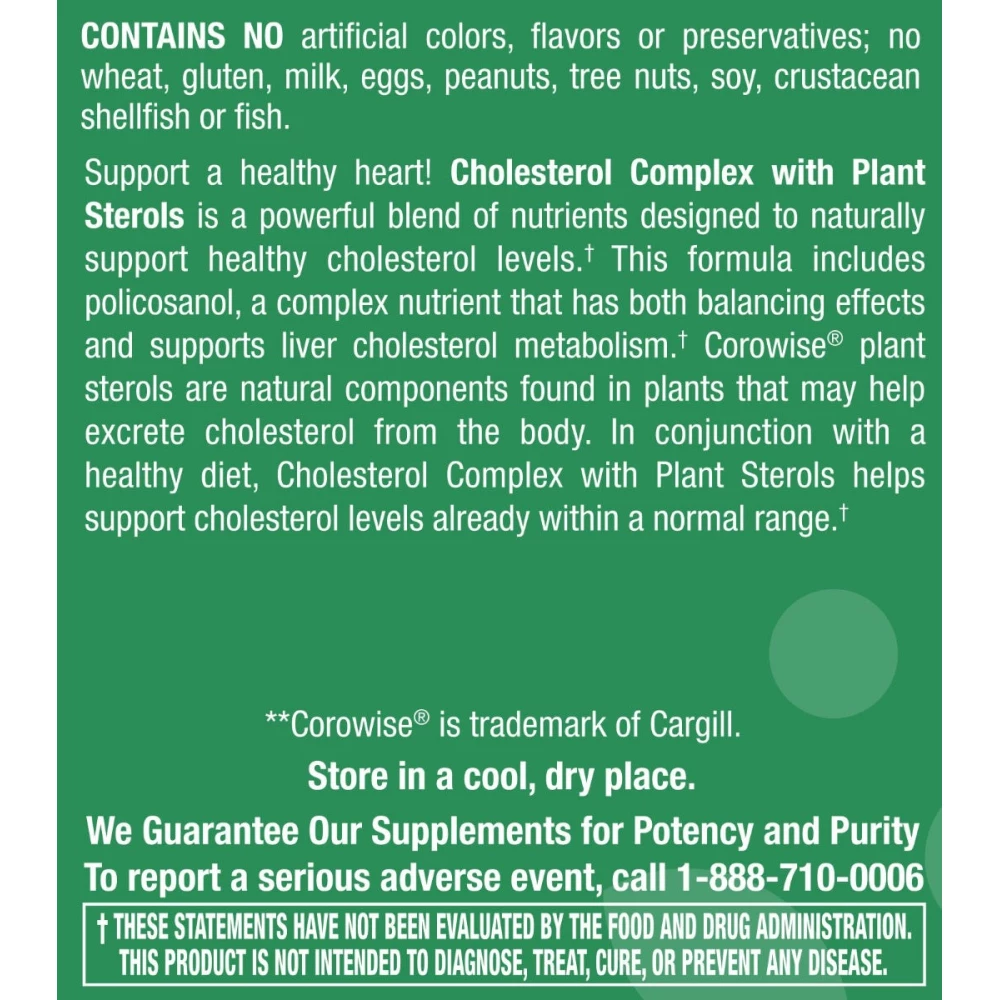 Cholesterol Complex - 120 Tablets