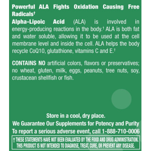 Alpha-Lipoic Acid 300mg - 60 Softgels