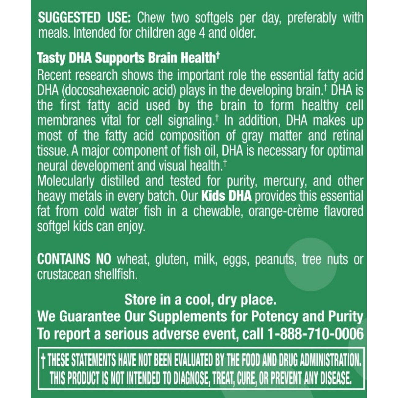Kids DHA - 60 Chewable Softgels