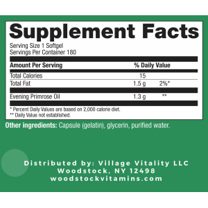Evening Primrose Oil 1,300 mg - 180 Softgels