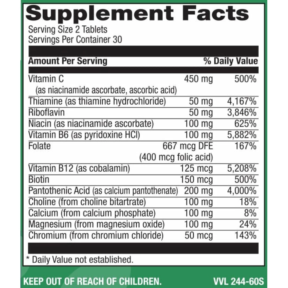 Hi-Potency B-Stress - 60 Tablets