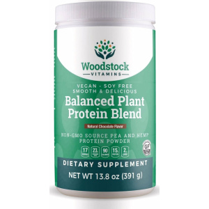 Balanced Plant Protein Blend - Natural Chocolate Flavor - 13.8 oz
