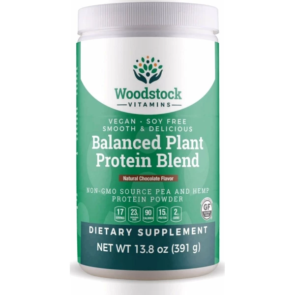 Balanced Plant Protein Blend - Natural Chocolate Flavor - 13.8 oz