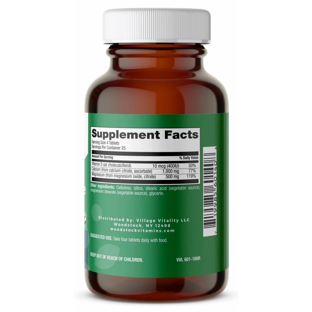 Cal-Mag Citrate Complex with Vitamin D3 - 100 Tablets