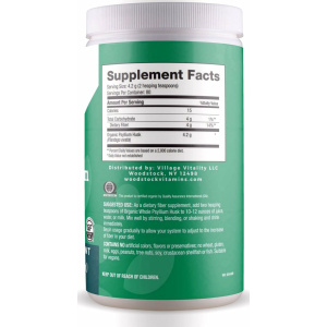 Organic Whole Psyllium Husk Powder - 12 oz