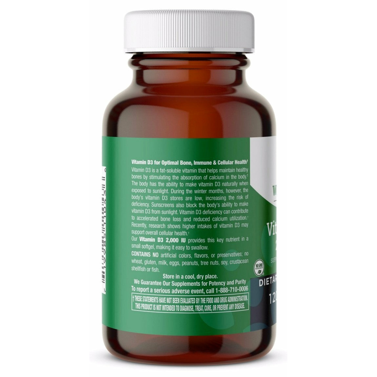Vitamin D3 2,000 I.U. - 120 Softgels