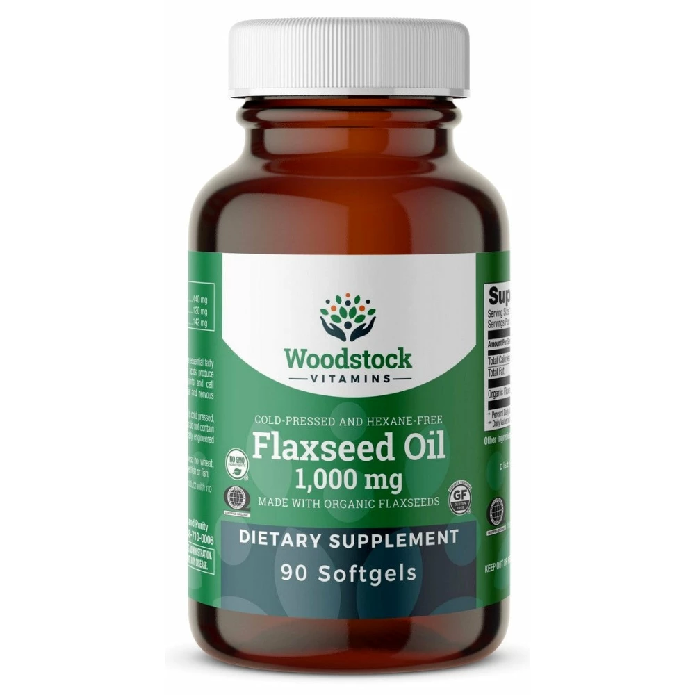Flaxseed Oil 1,000mg - 90 Softgels
