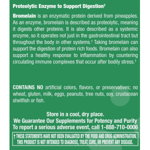 Bromelain 500mg - 90 Capsules