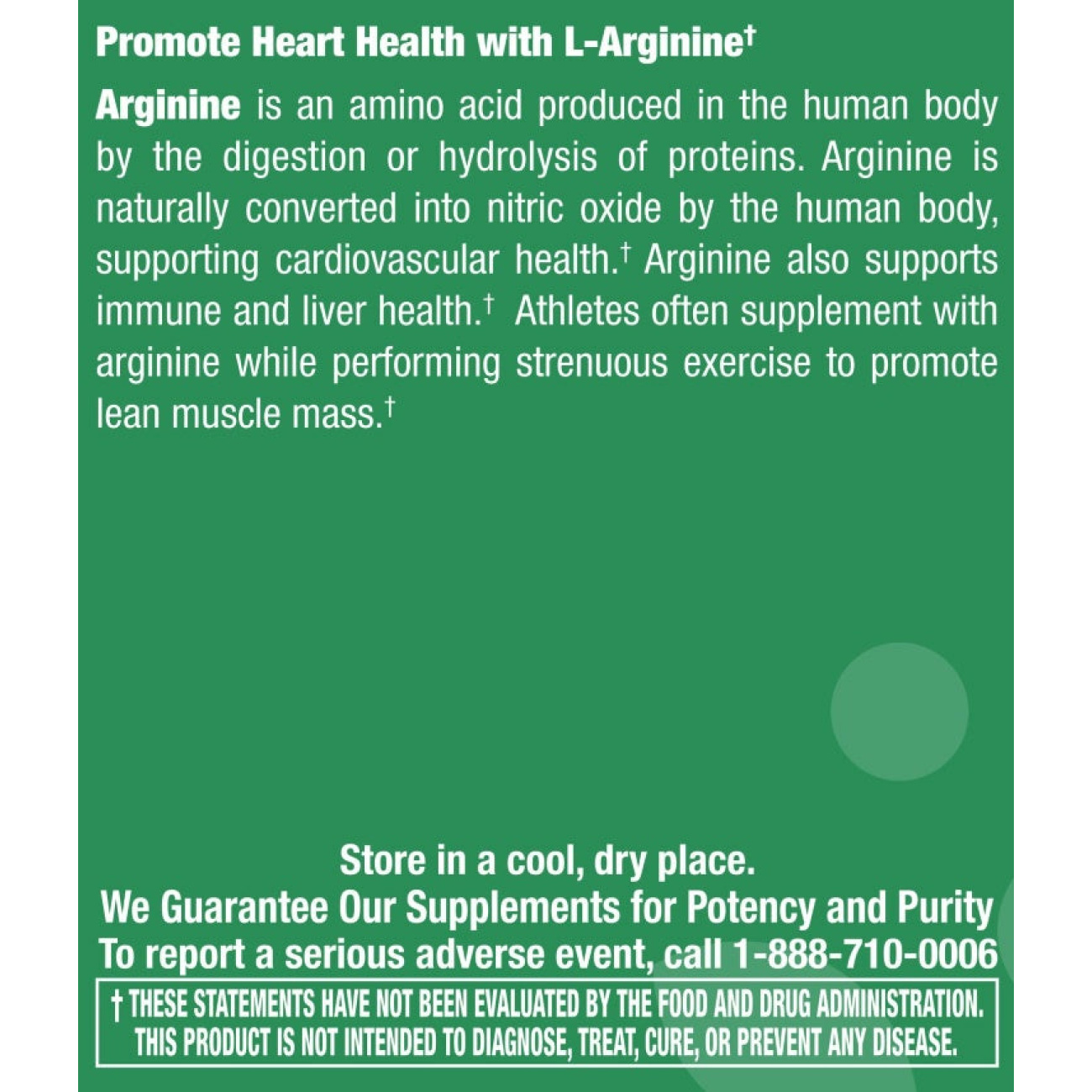 L-Arginine 500 mg - 90 Capsules