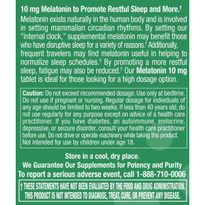 Melatonin 10mg - 60 Tablets