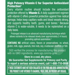 Vitamin C 1,000 mg with Rose Hips PR - 50 Tablets