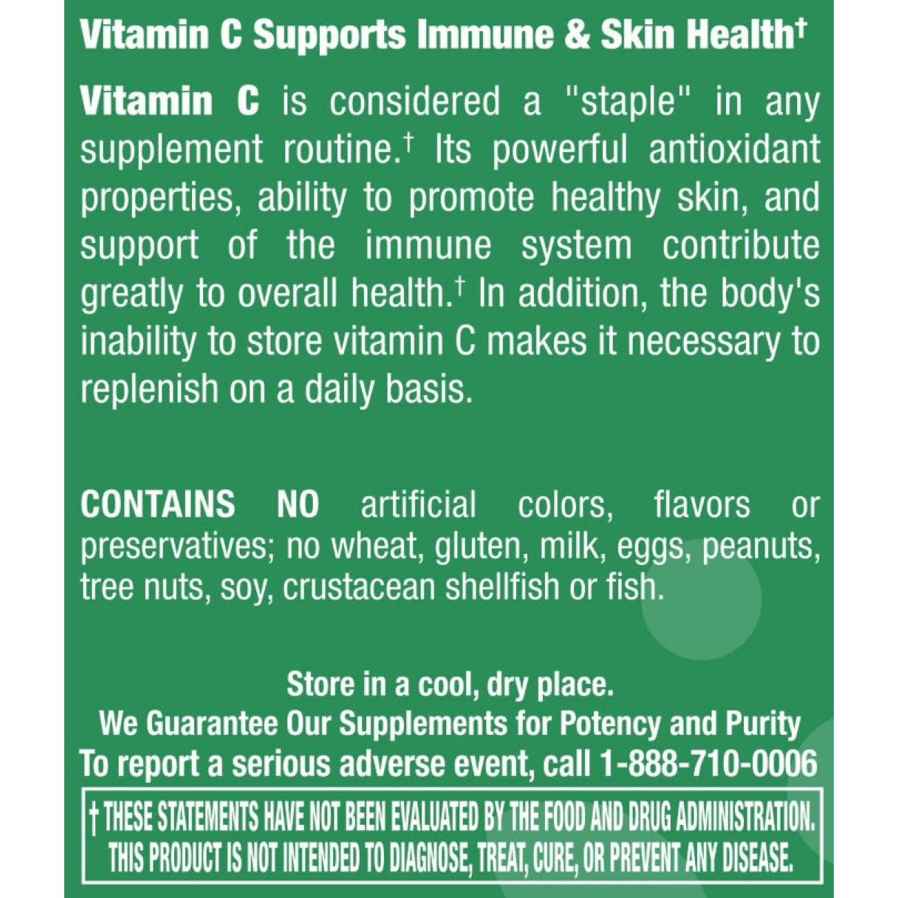 Vitamin C 500 mg - 100 Tablets