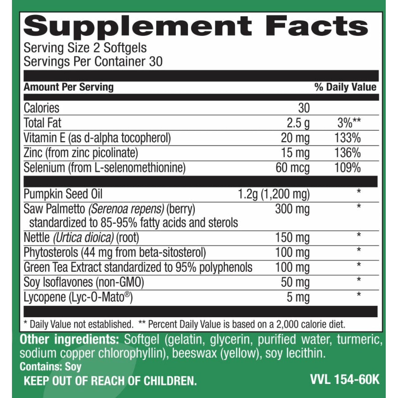 Prostate Support - 60 Softgels