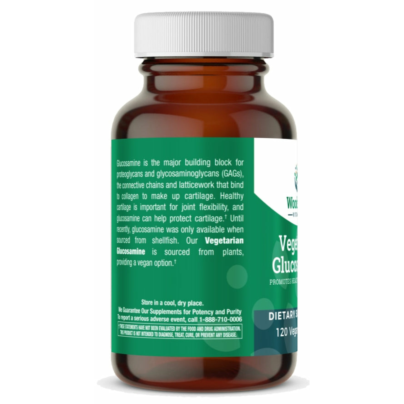 Vegetarian Glucosamine 750 mg - 120 Capsules