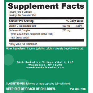Bio C Caps Vitamin C With Bioflavonoids - 250 Capsules