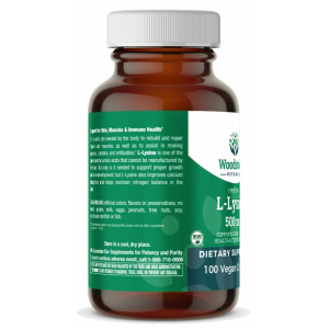 L-Lysine 500 mg - 100 Capsules