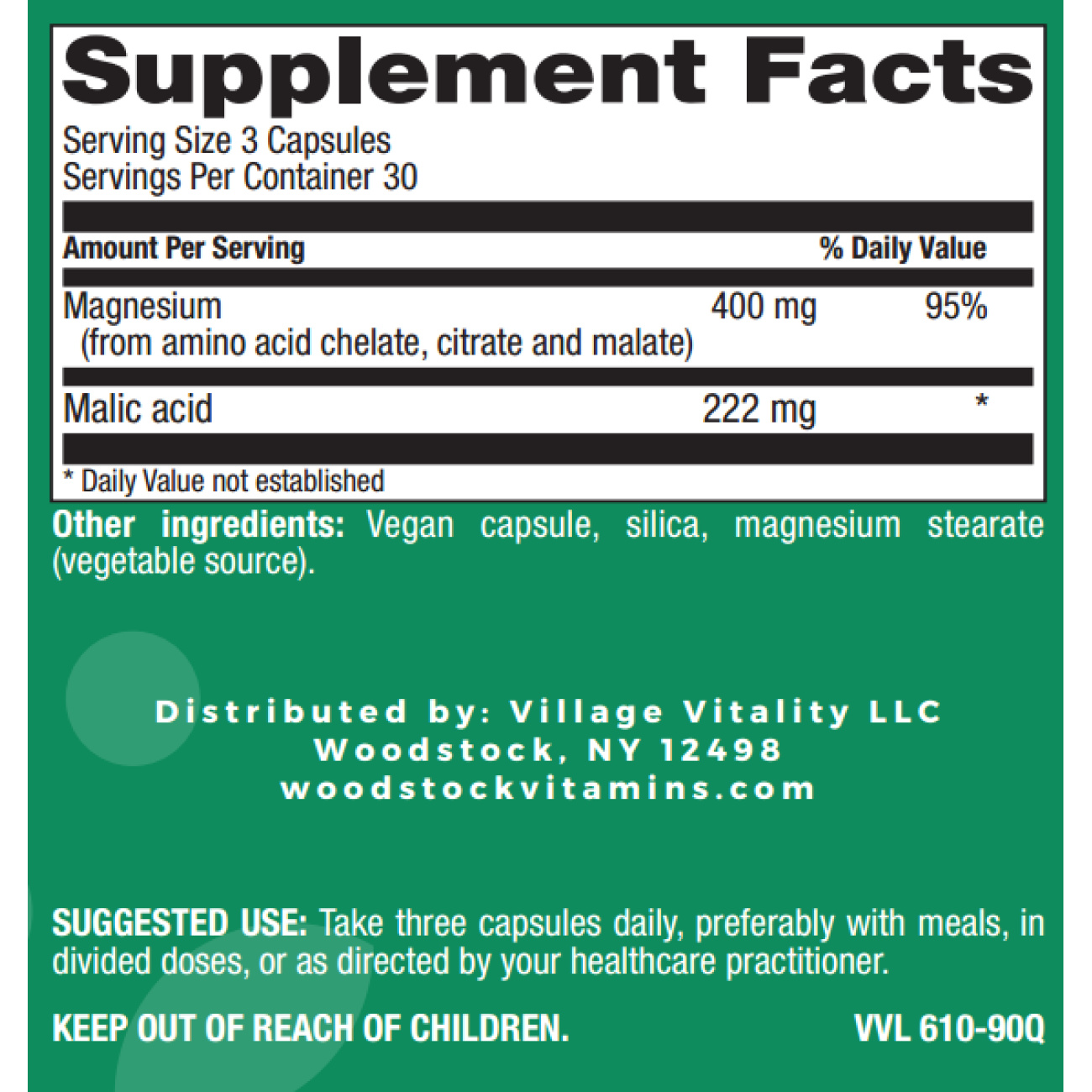 Mega Magnesium - 90 Capsules