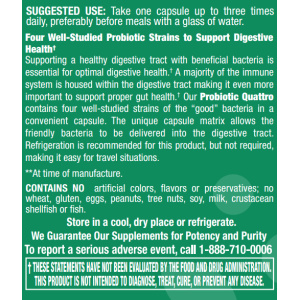 Probiotic Quattro - 50 Capsules
