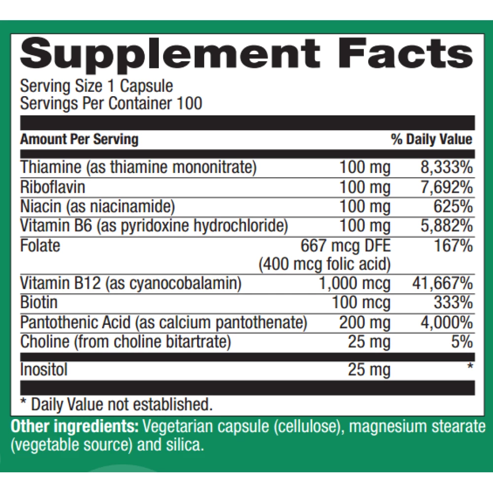 Supreme Stress B - 100 Capsules