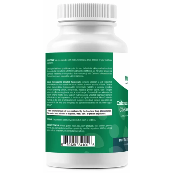 Calcium Hydroxyapatite Chelated Magnesium - 120 Capsules