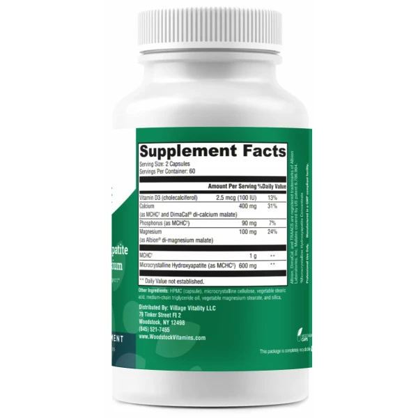 Calcium Hydroxyapatite Chelated Magnesium - 120 Capsules