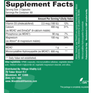Calcium Hydroxyapatite Chelated Magnesium - 120 Capsules