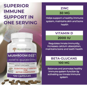Mushroom D2Z - 120 Capsules