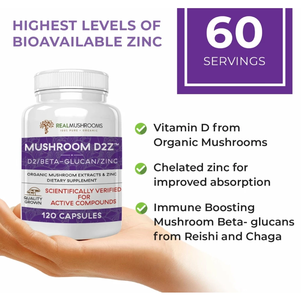 Mushroom D2Z - 120 Capsules
