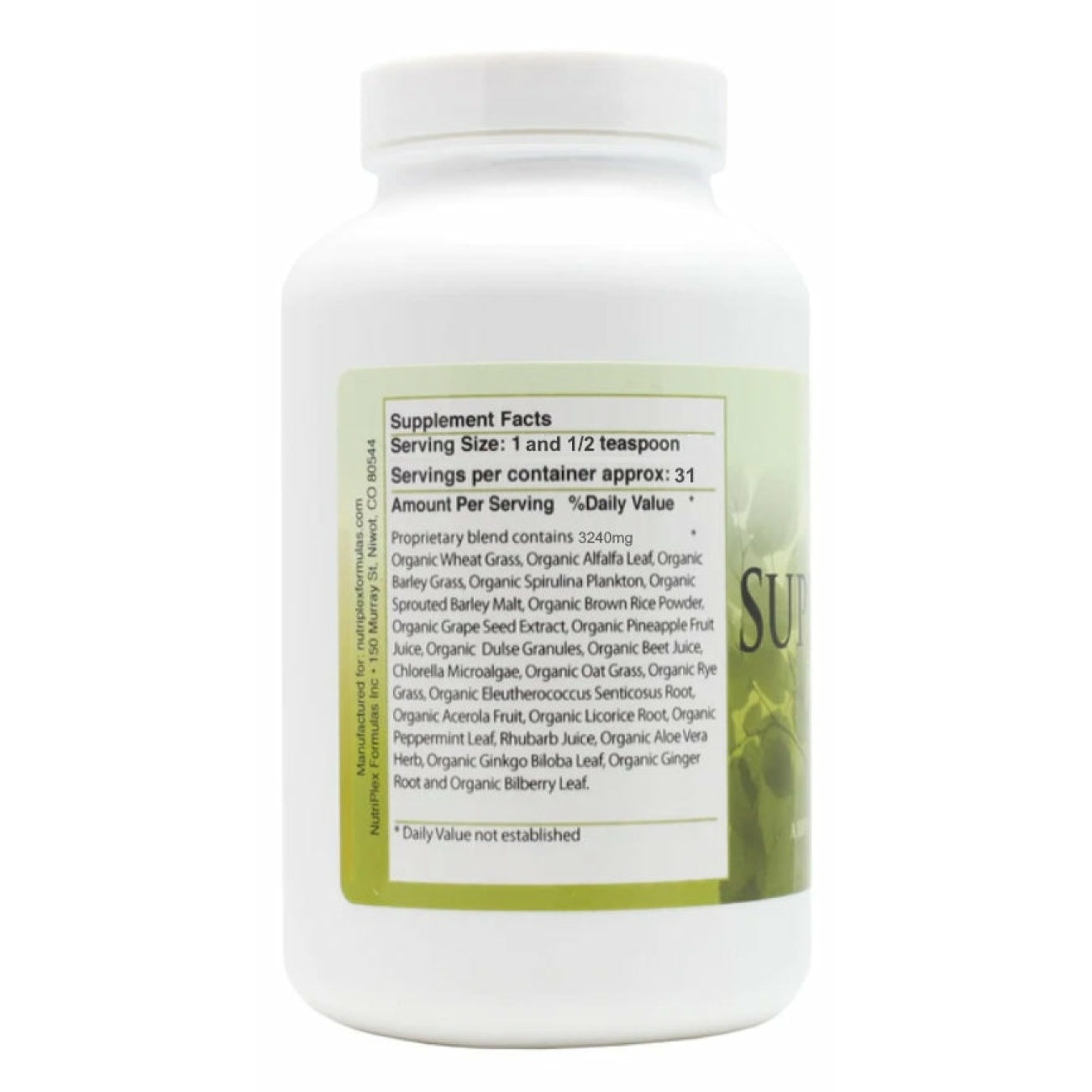 Super Greens - 8 oz Powder