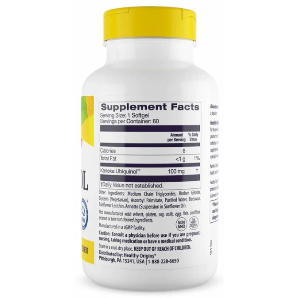 Ubiquinol 100 mg - 60 Softgels