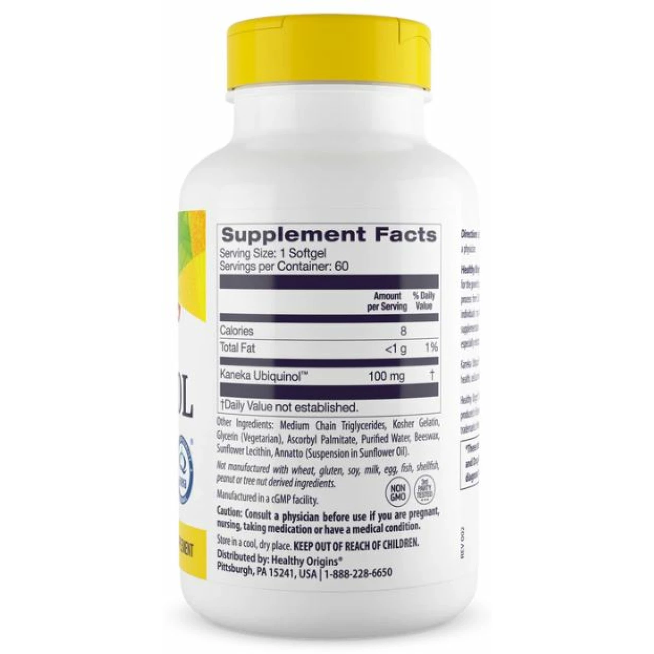 Ubiquinol 100 mg - 60 Softgels