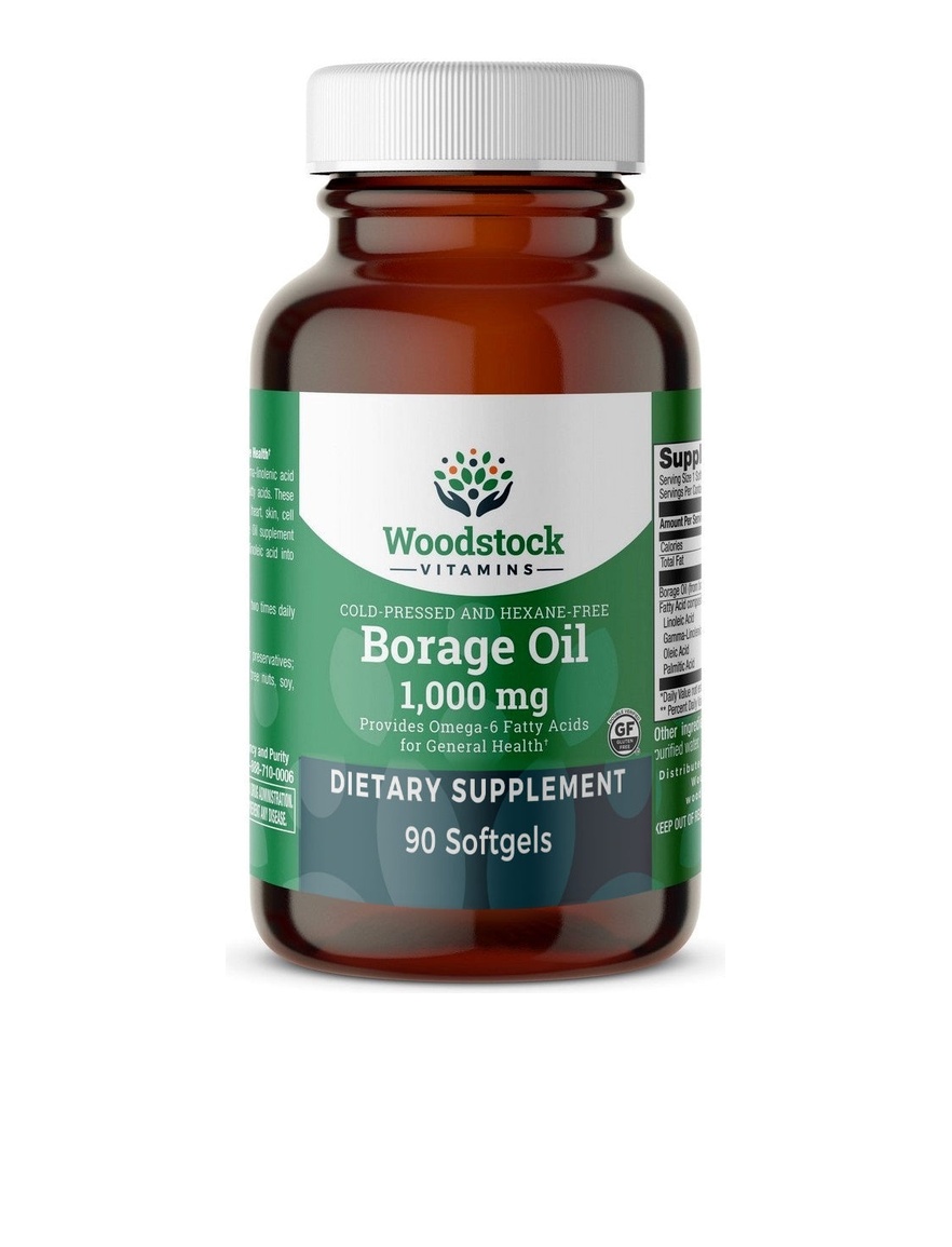 Borage Oil 1,000 mg - 90 Softgels