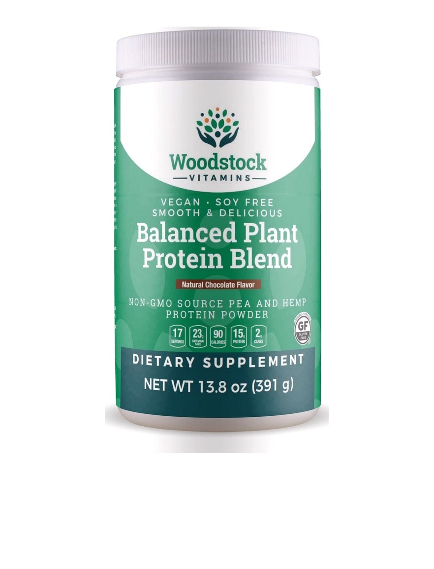 Organic Balanced Plant Protein Blend - Natural Chocolate Flavor - 13.8 oz