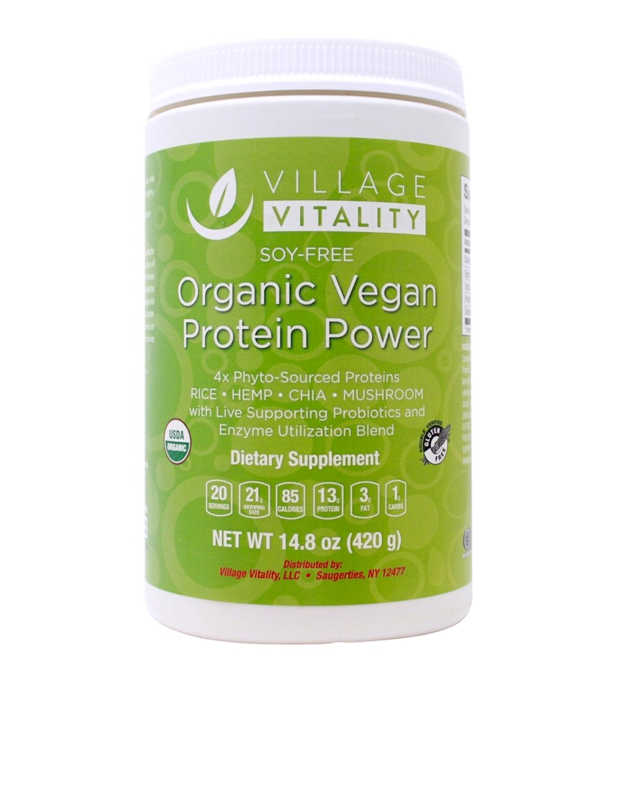 Organic Vegan Protein Powder - 14.8oz