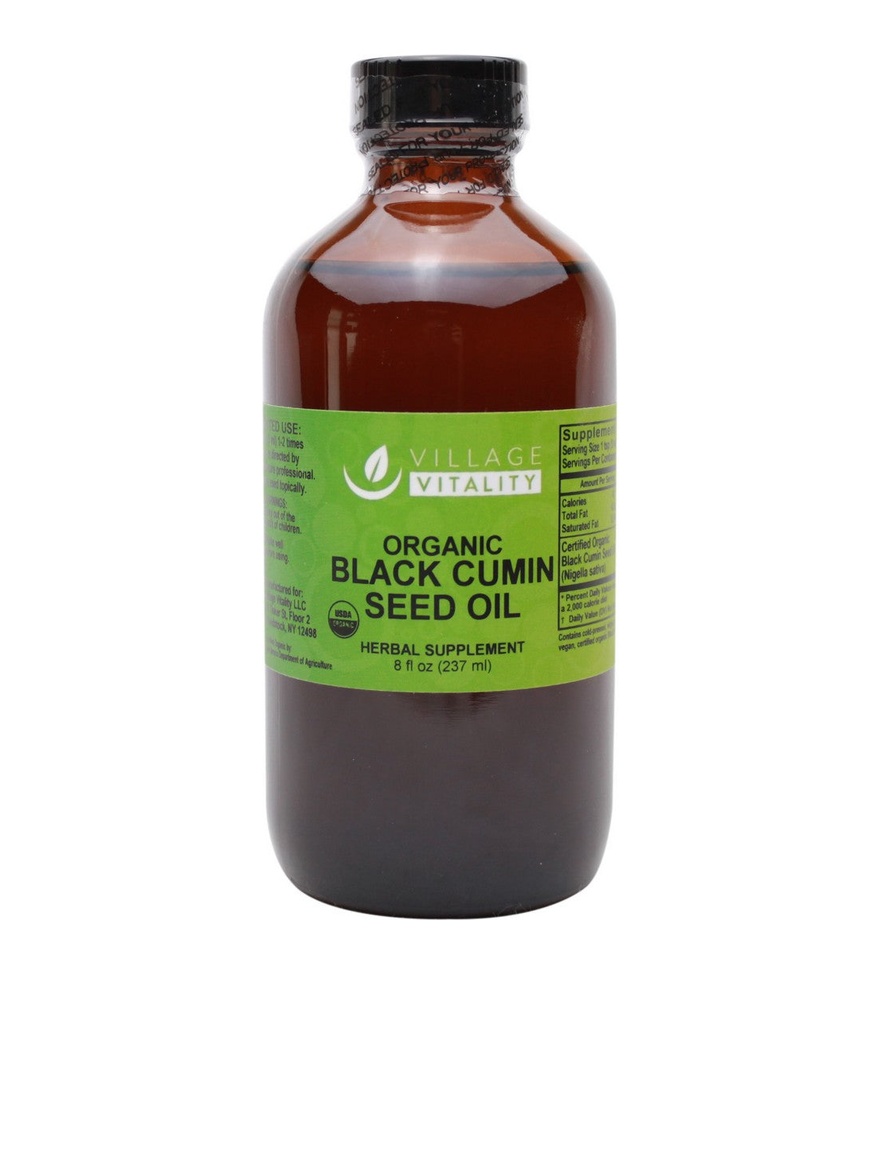 Organic Black Cumin Seed Oil - 8 oz