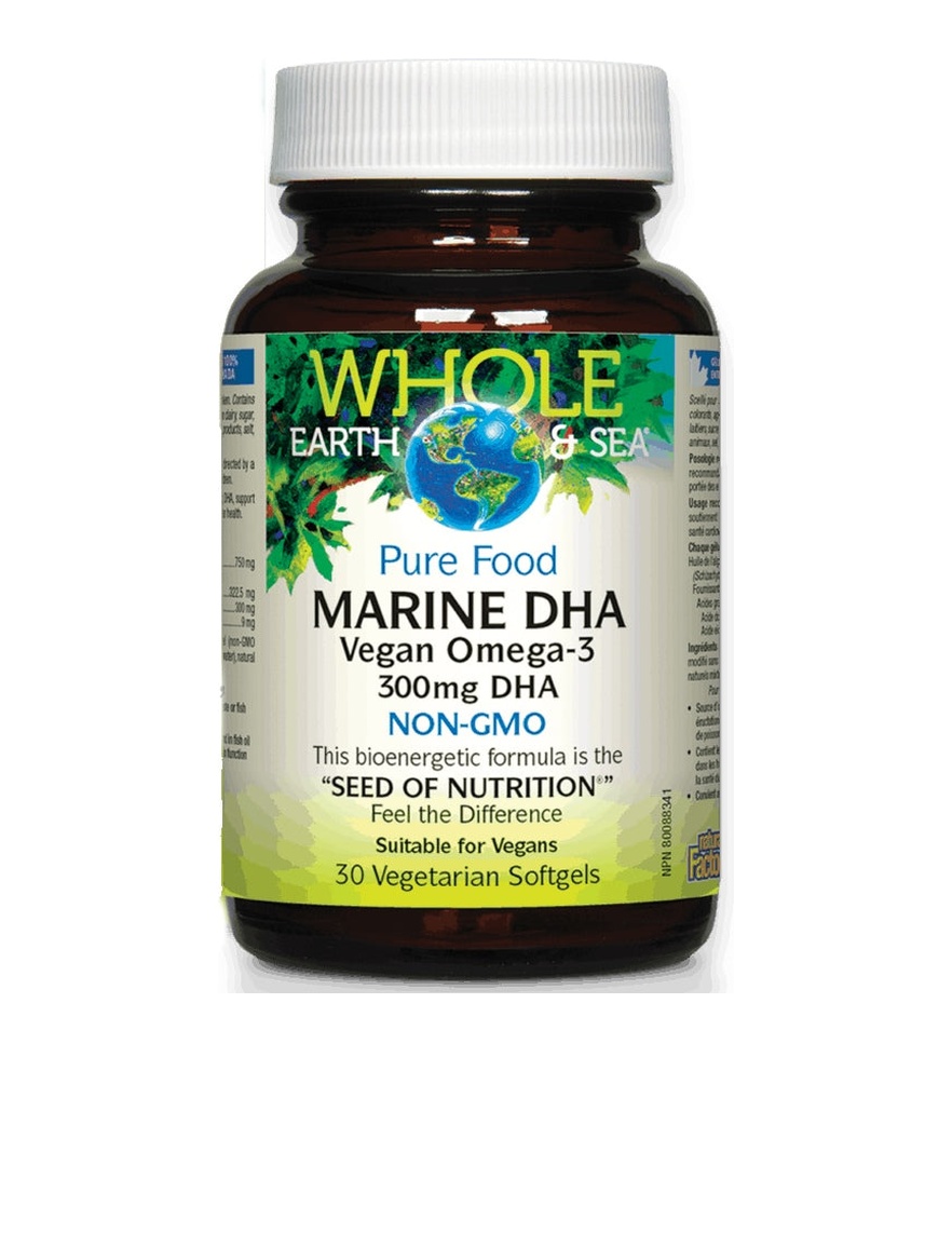 Marine DHA Vegan Omega-3 300mg - 30 Softgels