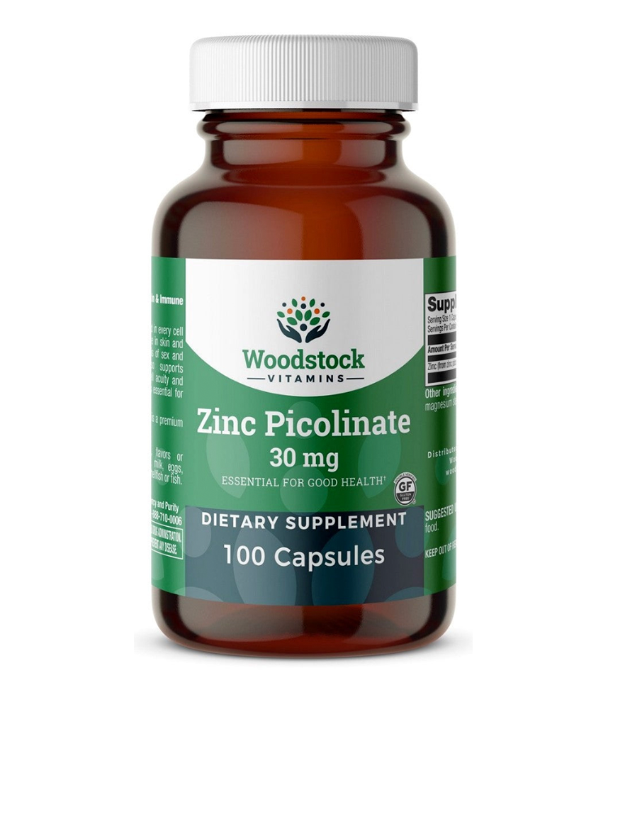 Zinc Picolinate 30 mg - 100 Capsules