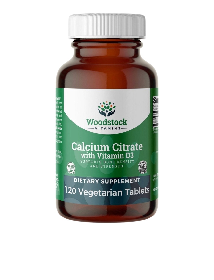 Calcium Citrate with Vitamin D3 - 120 Tablets