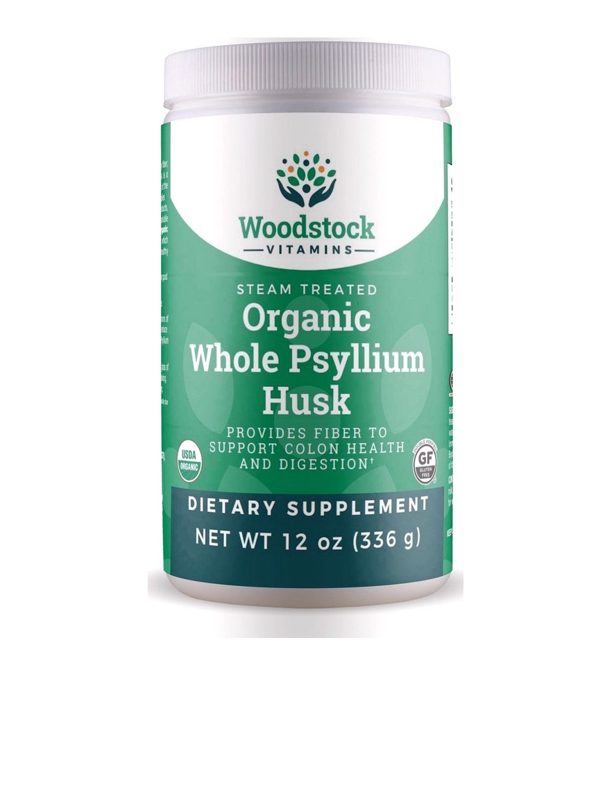 Organic Whole Psyllium Husk Powder - 12 oz