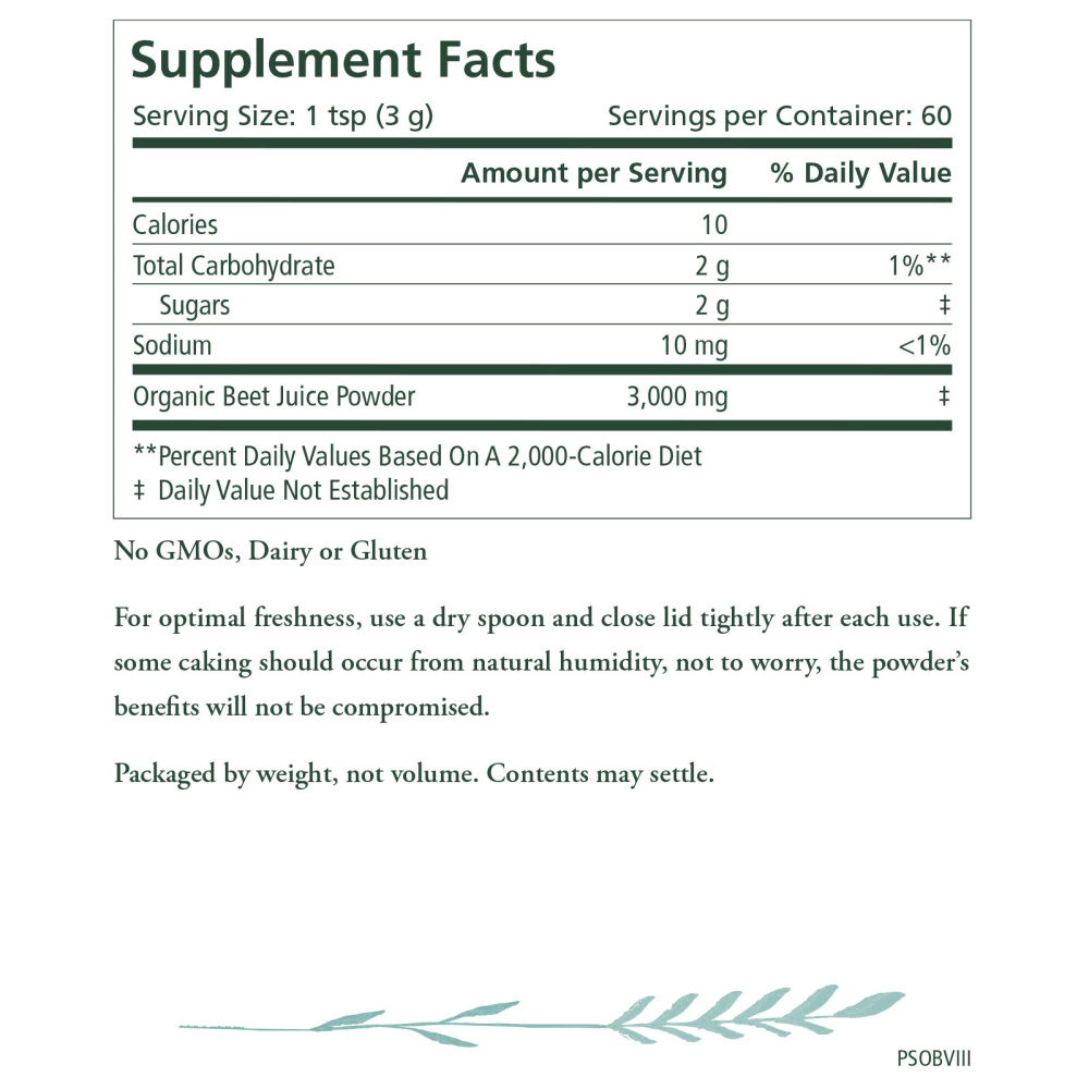 Beet Juice Powder - 6.35 oz - Image 4